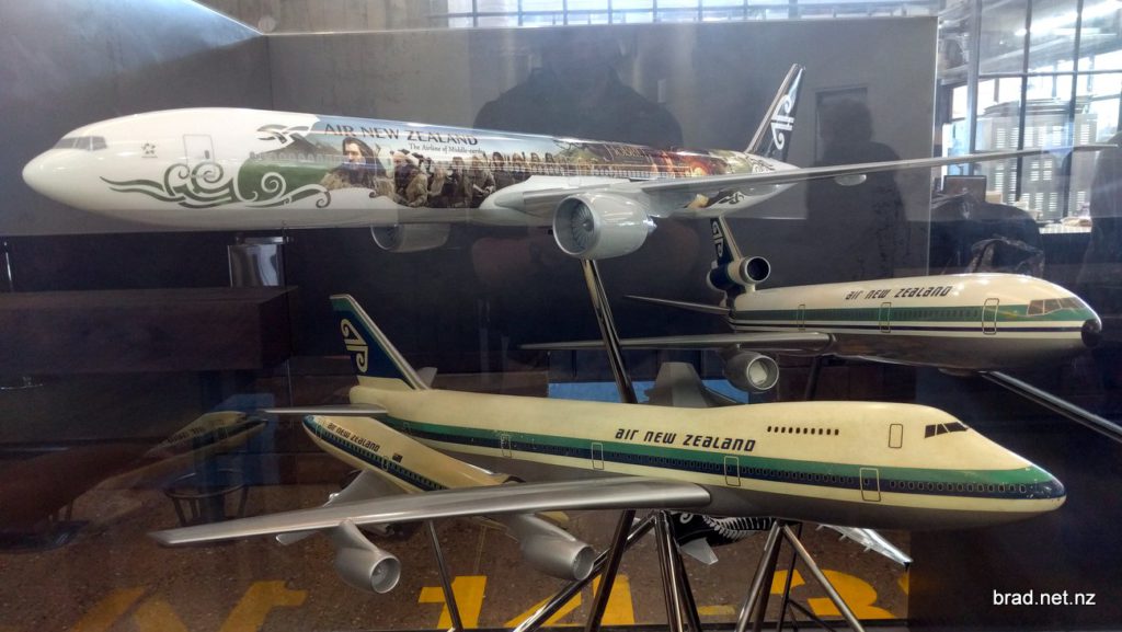 Old and New Air NZ Planes