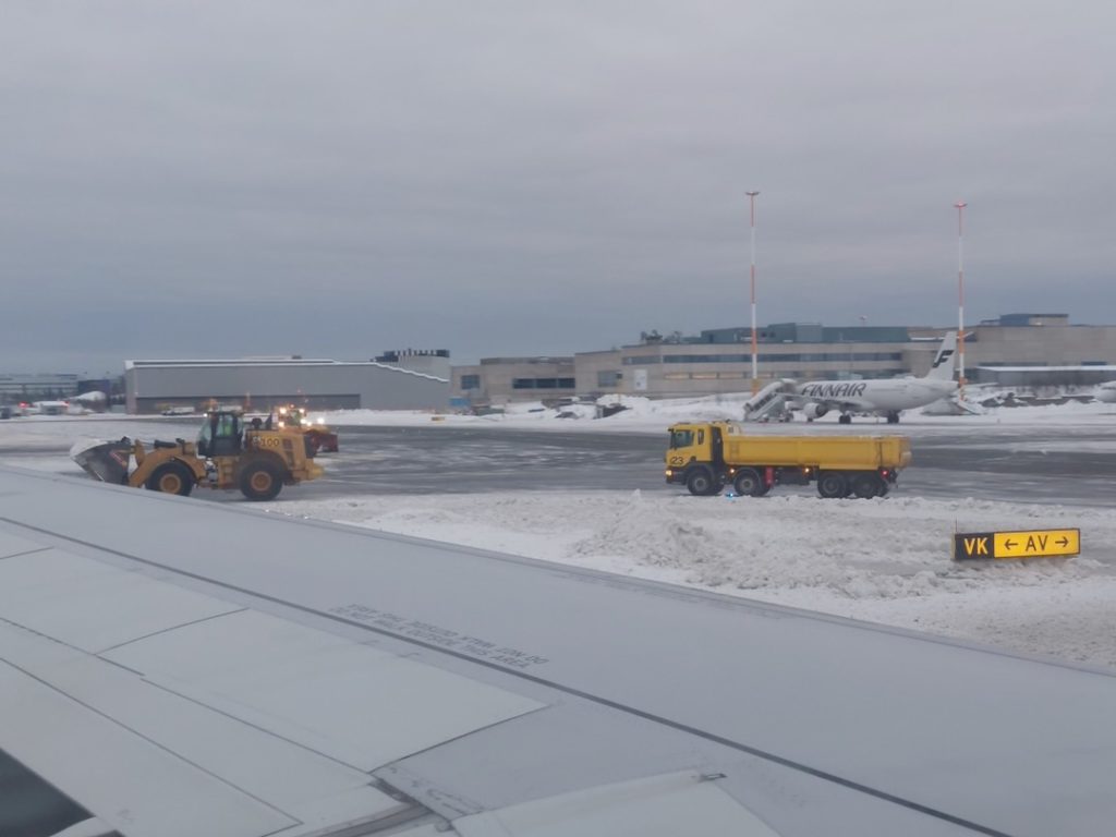 Landing in Helsinki in December